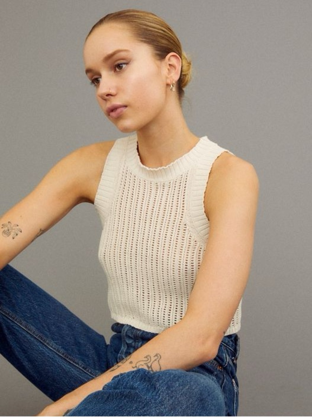 Urban Outfitters Amira Sweater Tank Top